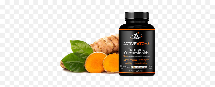 Active Atoms Turmeric - 15x Stronger Than Most Brands Active Atoms Turmeric Gnc Png,Turmeric Png