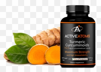 Active Atoms Turmeric - 15x Stronger Than Most Brands Active Atoms Turmeric Gnc Png,Turmeric Png