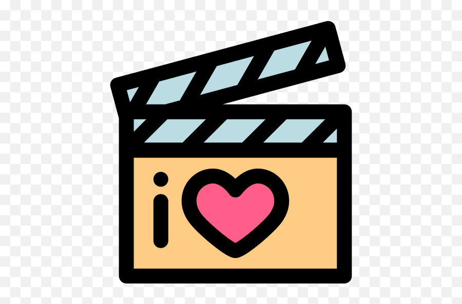 Film Clapboard Png Image - Claquete Love De Cinema,Clapboard Png