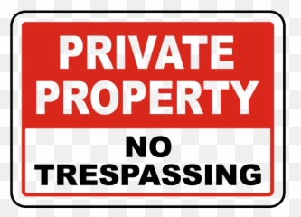 No Trespassing Sign Png Pic Mart