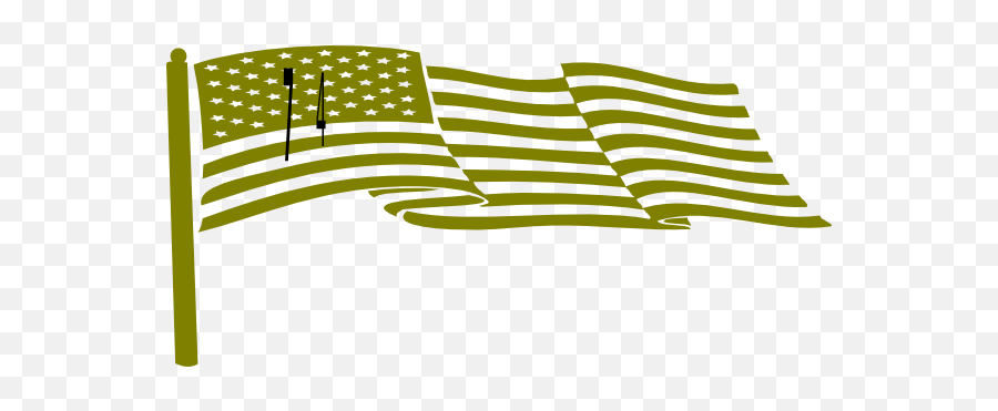 Waving Us Flag Clip Art - Vector Clip Art Clip Art Png,American Flag Waving Png