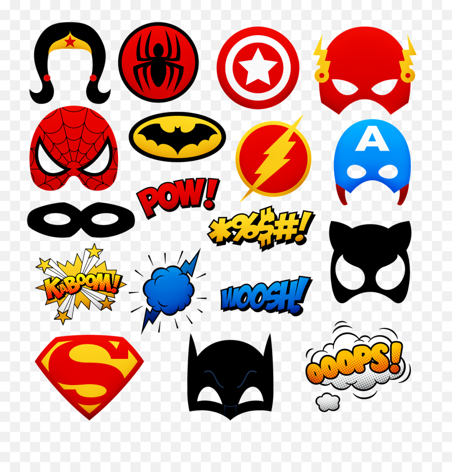 Superhero Logo Superheros Wonder - Superhero Logo Png,Superhero Png