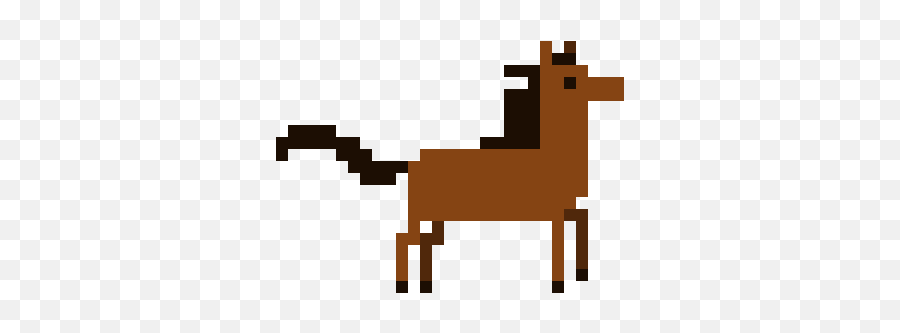 Pixilart - Pixel Horse By Hamiltonhorses Cartoon Png,Cartoon Horse Png