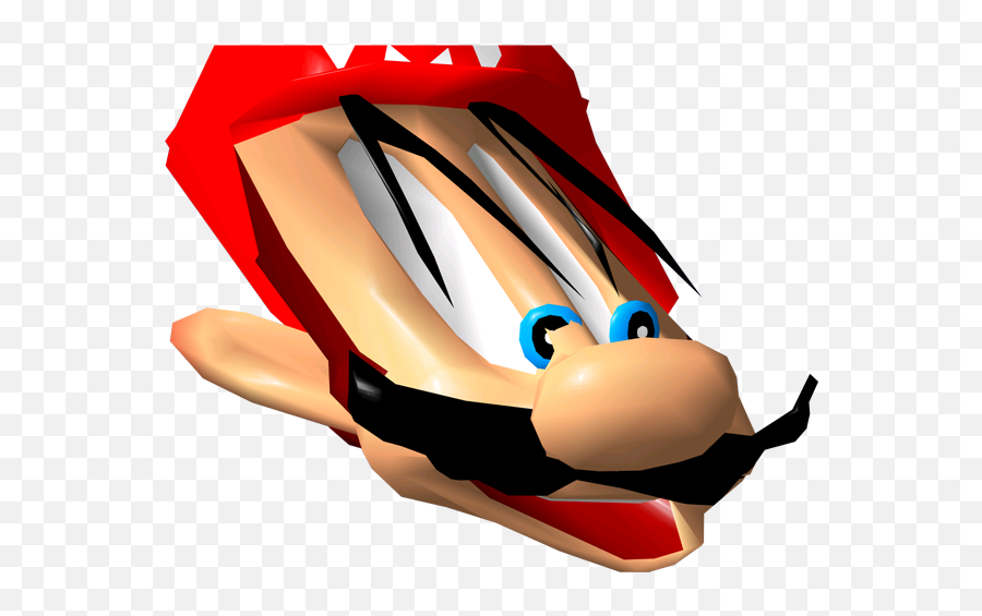 Corrupted Mario 64 Face Transparent - Mario 64 Face Stretch Png,Mario Face Png