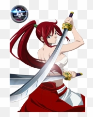 Ichigo Kurosaki Vs Erza Scarlet - Erza Fairy Tail Png,Erza Scarlet Png