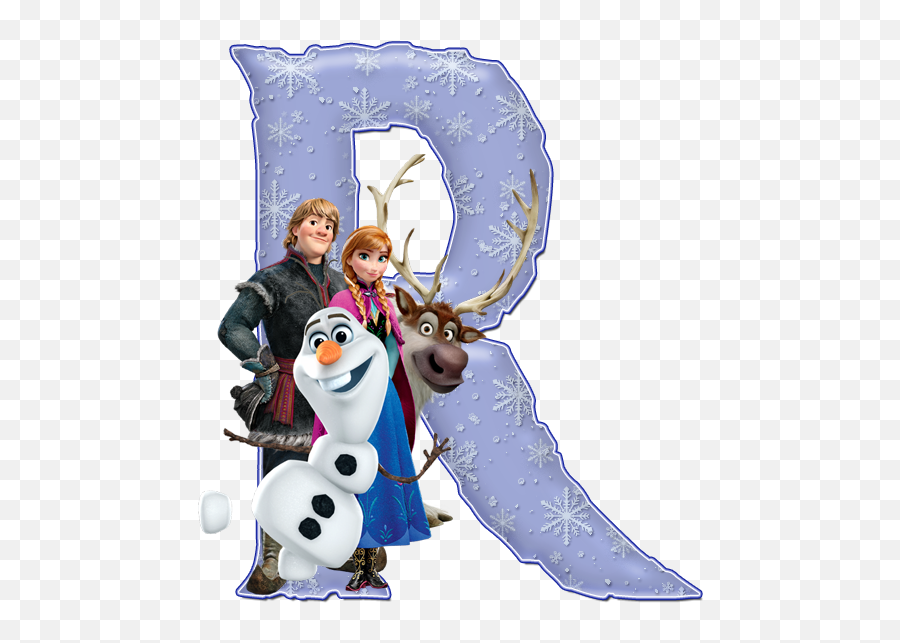 Ru203fde Alfabeto Decorativo Disney Scrapbook Frozen - Kristoff Frozen Characters Png,Frozen Characters Png