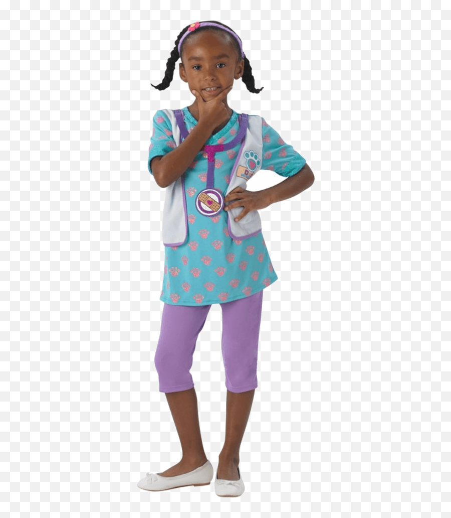 Child Disney Doc Mcstuffins Pet Vet Costume - Docteur La Peluche Deguisement Png,Doc Mcstuffins Png