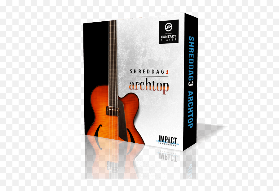 Shreddage 3 Archtop - Impact Soundworks Shreddage 3 Rogue Kontakt Png,Acoustic Guitar Transparent Background