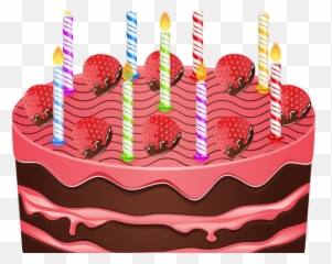 Cake Clipart Png - Birthday Cake Clipart Spring Transparent Red