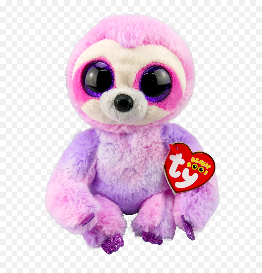 Dreamy The Purple Sloth Regular Beanie Boo - Lemon Drop Beanie Boo Png,Sloth Transparent