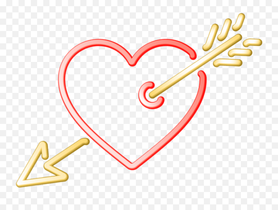 Download Heart With Arrow Emoji Google - Portable Network Graphics Png,Arrow Emoji Png
