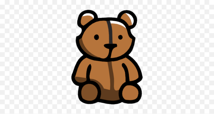 Scribblenauts Teddy Bear Transparent - Teddy Bear Png,Teddy Bear Transparent