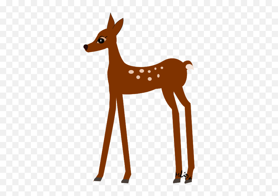 Baby Deer Clipart Free Images - Deer Animated No Background Png,Baby Deer Png