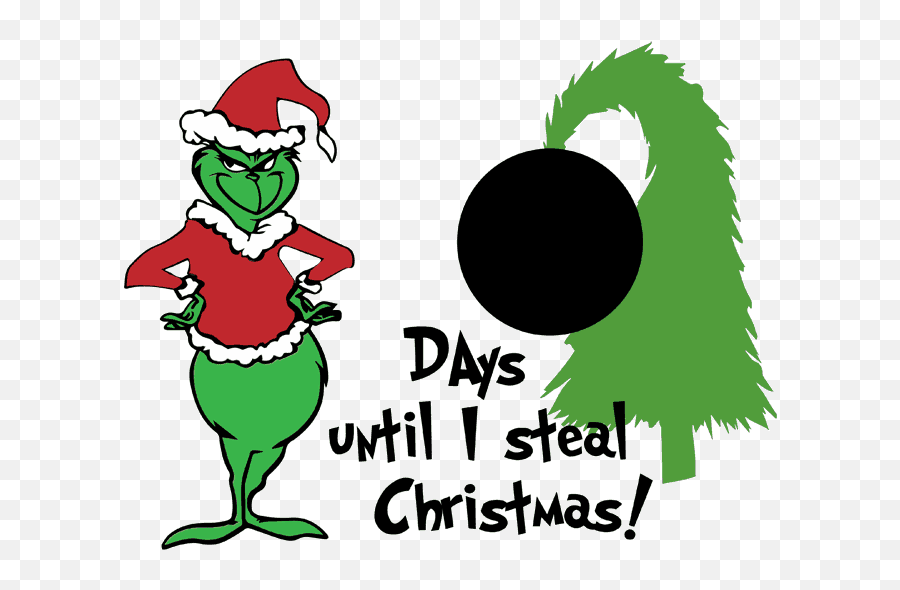 Grinch Countdown To Christmas Michelle James Designs - Grinch Countdown To Christmas Png,Grinch Png
