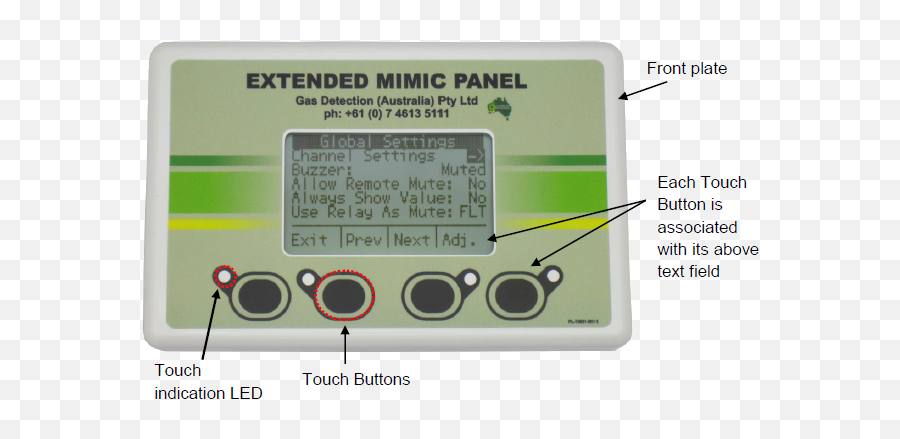 Extended Mimic Panel - Gas Detection Australia Electronics Png,Mimic Png