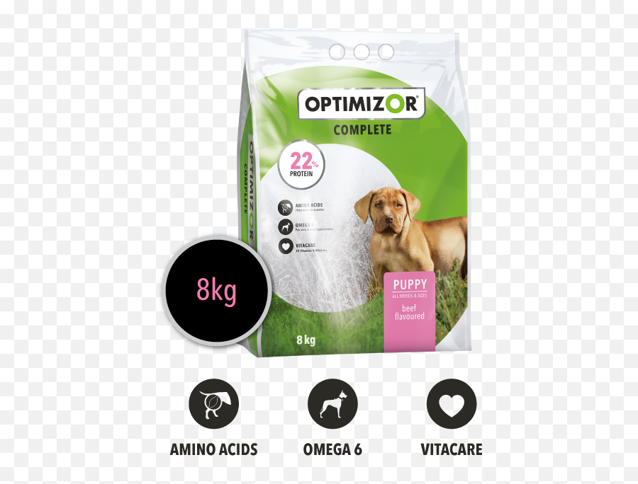 Optimizor Complete Puppy Beef Dog Food - Dog Food Png,Puppy Png