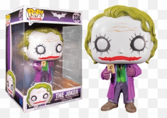Batman Dark Knight Joker 10 Inch Pop Vinyl Figure - VooDoo Funko Inch png