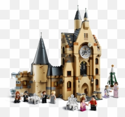 Fire Hogwarts Castle Clock Tower 75948 - Lego Harry Clock Tower Png,Hogwarts Castle Png