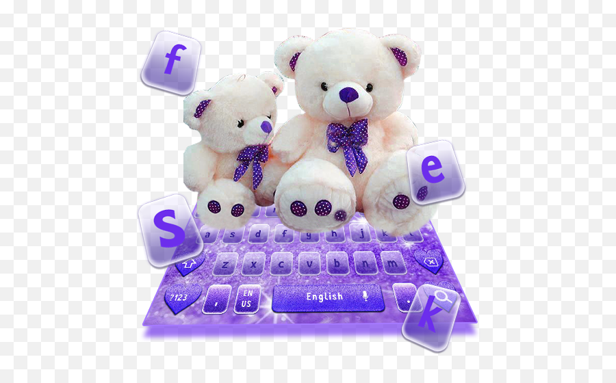 Cute Teddy Bear Keyboard Theme - Best Images Of Teddy Bear Png,Teddy Bear Transparent Background