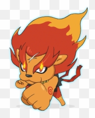 Pokemon - Yo Kai Watch Fire Yokais Png,Solgaleo Png