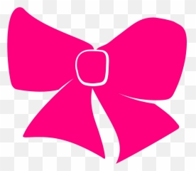 Hair Bow Svg Vector Clip Art - Clipart Red Cheer Png