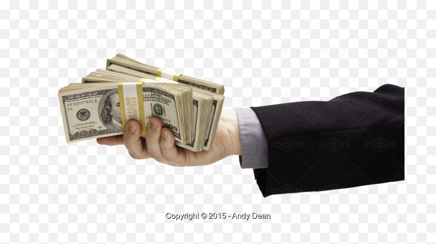 Man Handing Over Hundreds Of Dollars - Money Being Handed Over Png,Dollar Transparent