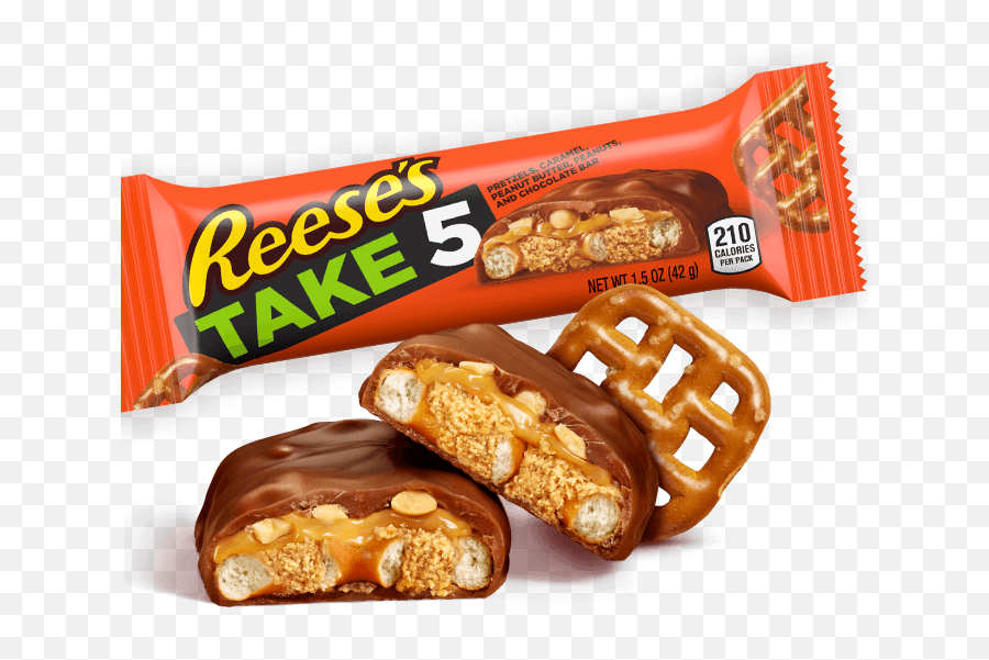Reeses Take 5 Bars - Take 5 Candy Bar Png,Reeses Pieces Logo