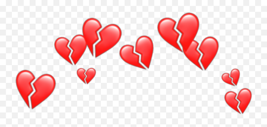 Broken Emoji - Broken Heart Crown Png,Broken Heart Emoji Transparent