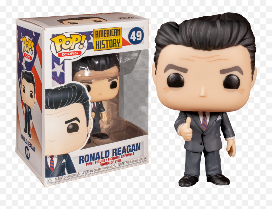 Funko Pop American History - Ronald Reagan 49 Funko Pop Jackie Kennedy Png,Ronald Reagan Png