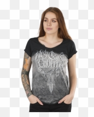 West Coast Choppers Old Western Ladies - Scoop Neck png