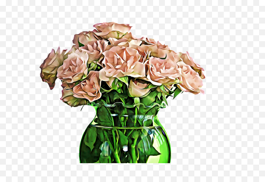 200 Free Flower Png U0026 Images - Pixabay Flower Vase Drawing Transparent,Green Flower Png