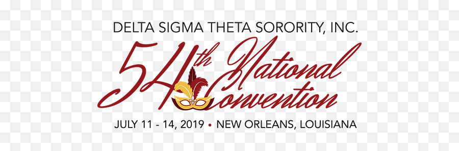 54th National Convention Dstnoa - Language Png,Delta Sigma Theta Png