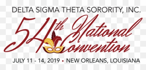 54th National Convention Dstnoa - Language Png,Delta Sigma Theta Png