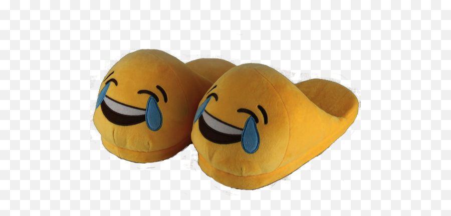 Crying Laughing Emoji Png - Crying Laughing Emoji Slippers,Laugh Emoji Transparent