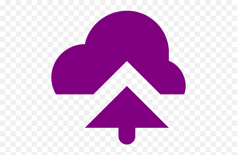 Purple Cloud Upload Icon - Free Purple Cloud Icons Pink Icon For Upload Png,Upload Icon Png
