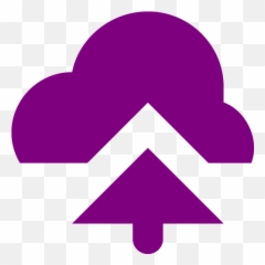 Purple Cloud Upload Icon - Free purple icons Pink Icon For Upload png