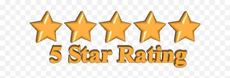 Five Stars - Clipartsco 5 Star Rating Png,Five Stars Transparent