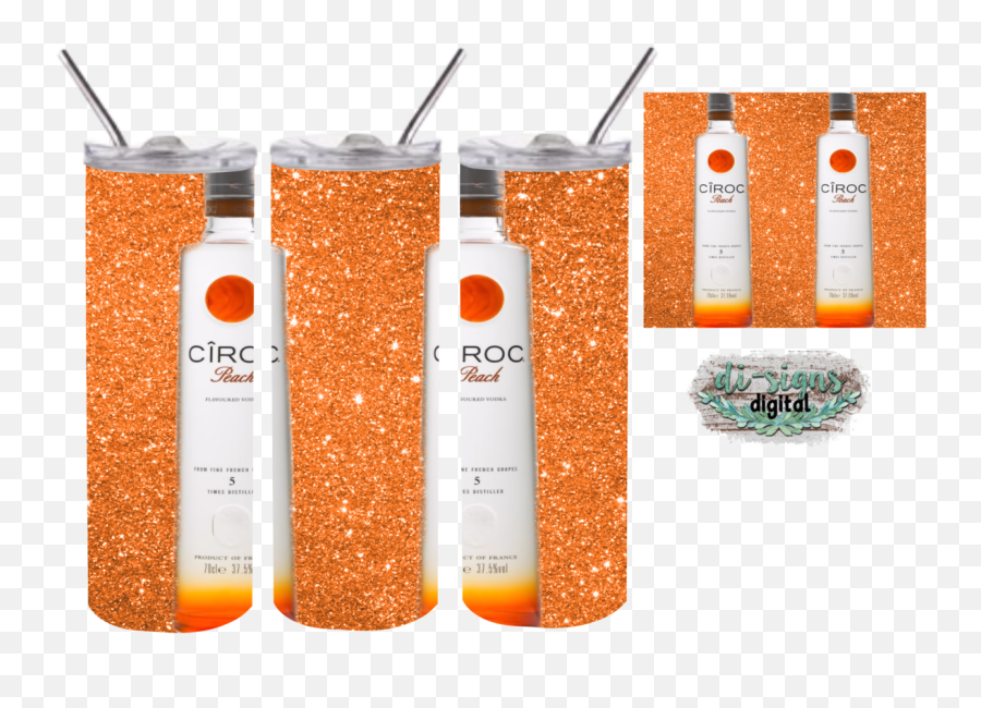 Ciroc Peach Glitter Digital Image For - Cylinder Png,Ciroc Png