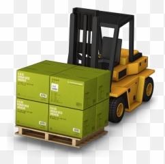 Fork 3 Icon - Forklift Boxes png