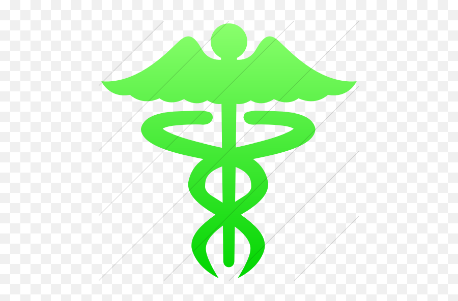 Iconsetc Simple Ios Neon Green Gradient Ocha Humanitarians - Staff Of Hermes Png,Ios Health Icon