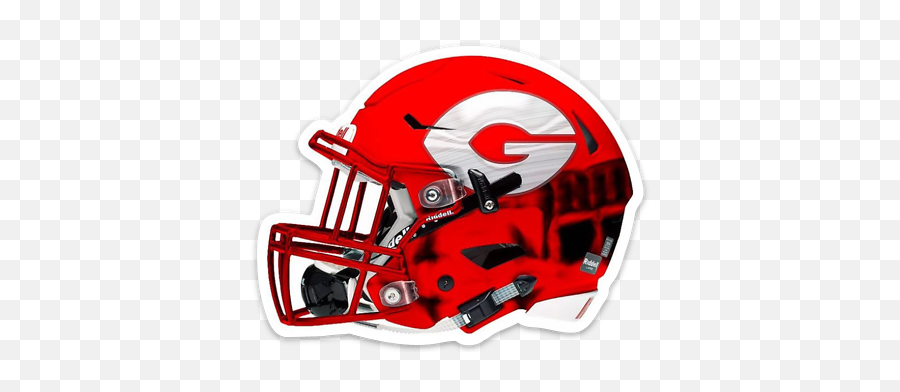 Georgia Bulldogs Football Helmet G - Faded Football Helmet Png,Icon Bulldog Helmet