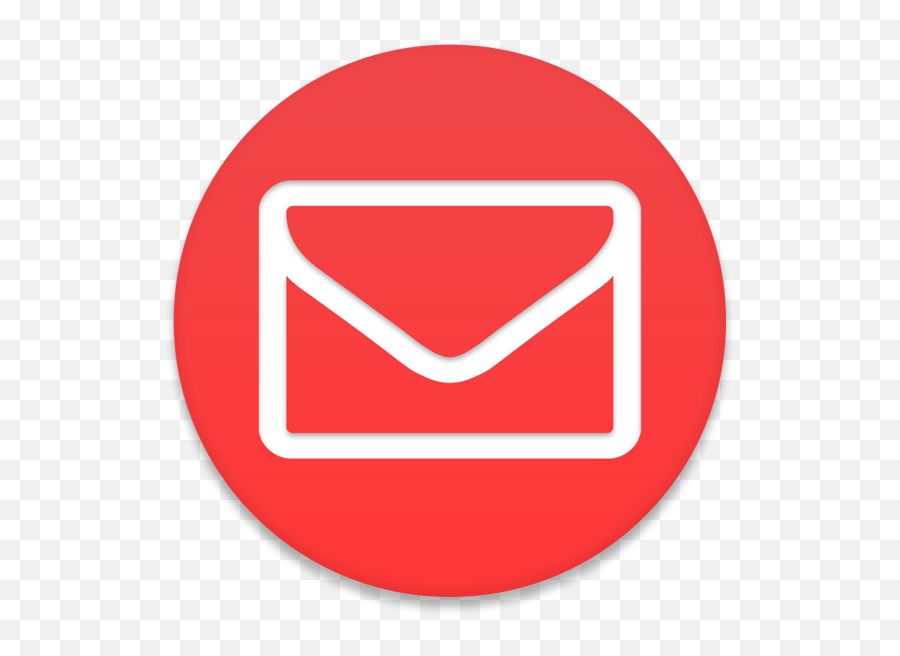 Mail For Gmail - Red Email Icon Png Transparent,Ios Gmail Icon