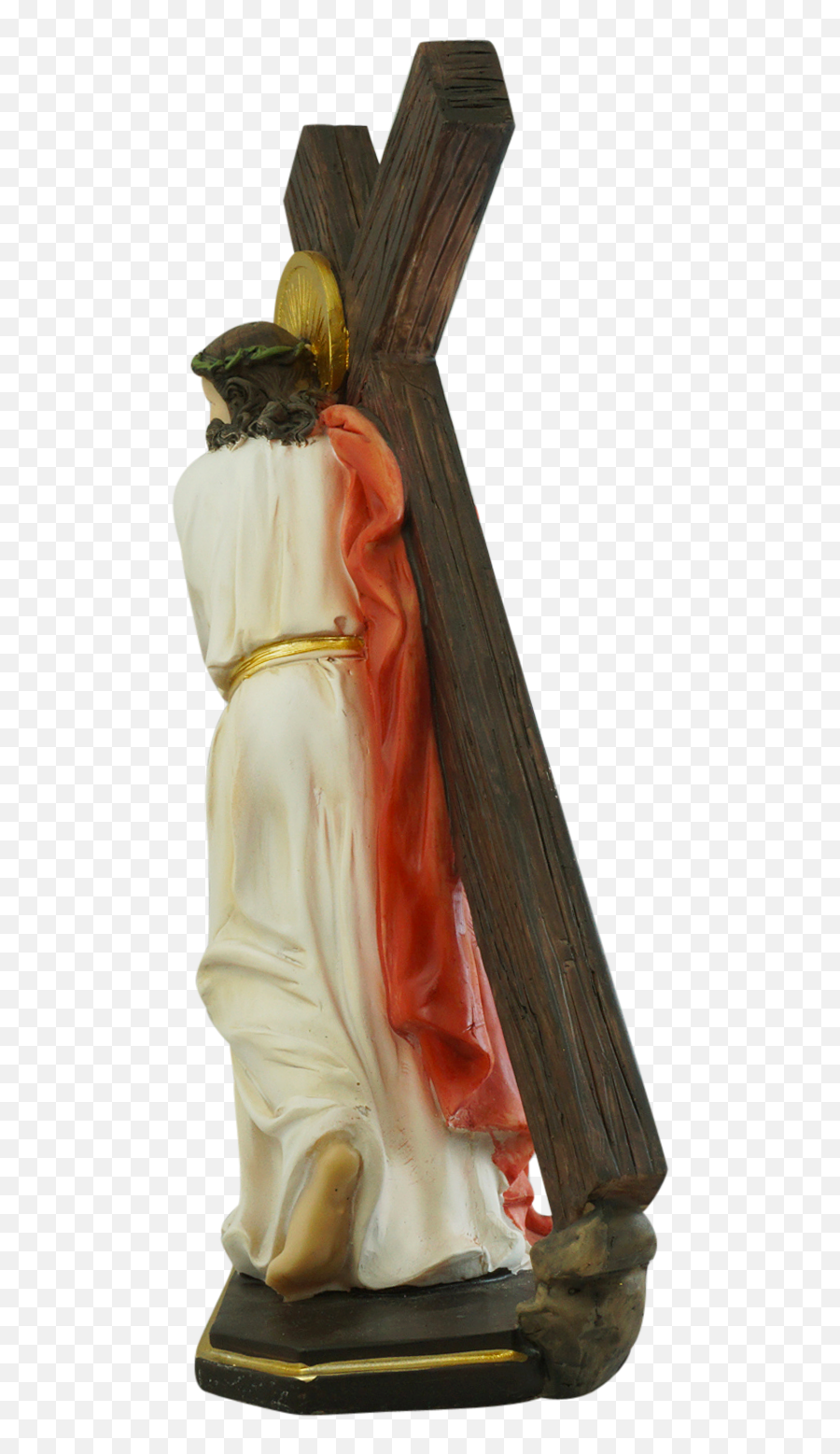Jesus Statue Carry The Cross - Crucifix Png,Icon Of The Crucifixion