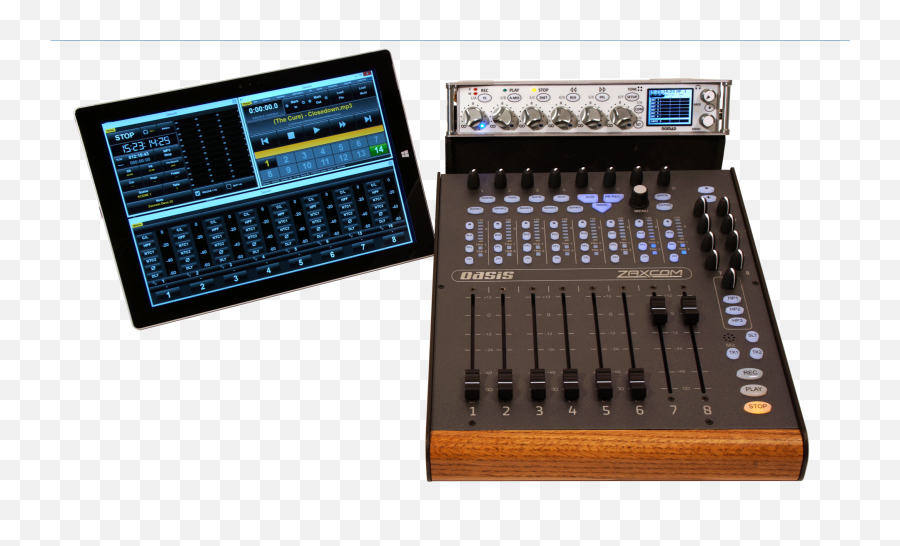 Oasis - Zaxcom Oasis Png,Icon Portable 9 Fader Have Motorized Faders