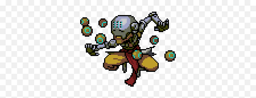 Overwatch Sprite Sprays Zenyatta - Zenyatta Pixel Spray Png,Zenyatta Png