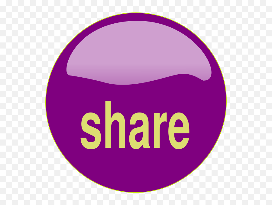 Share Purple Button Clip Art - Vector Clip Art Claro Png,Share Button Icon Png