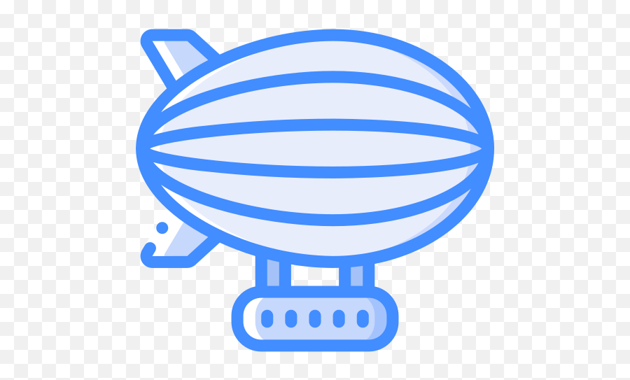 Blimp - Free Transport Icons Horizontal Png,Airship Icon