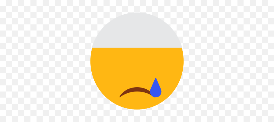 Crying Face Emoji Islam Muslim - Circle Png,Crying Tears Png