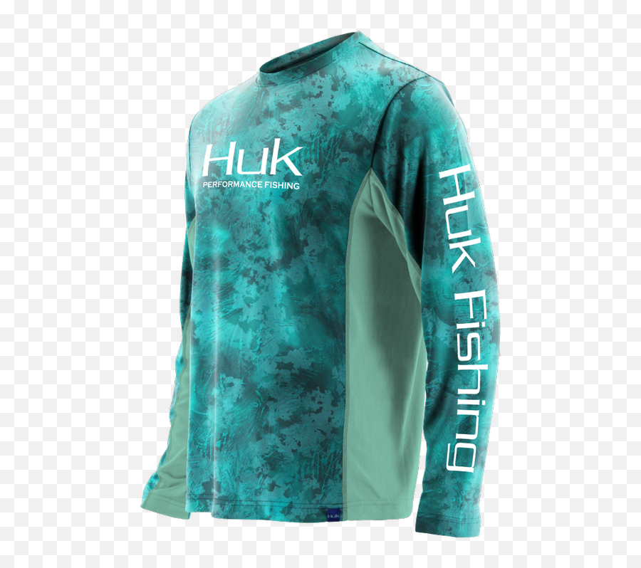 Huk Performance Fishing Icon X Camo Long Sleeve Tees - Huk Fishing Pro Shirts Png,Camo Icon