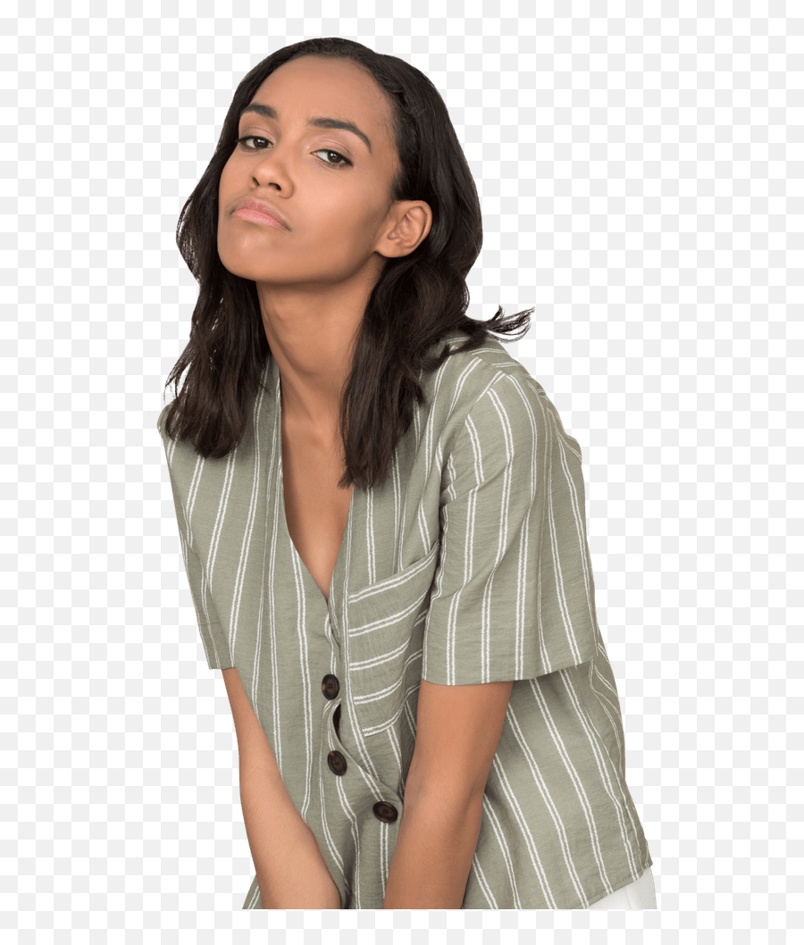 Cute Young Black Hair Png Photos - Girl,Women Hair Png